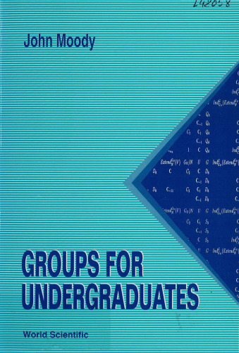 Groups for Undergraduates