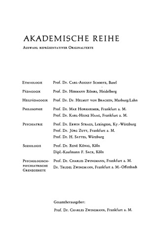 Die Wahnwelten (Endogene Psychose)