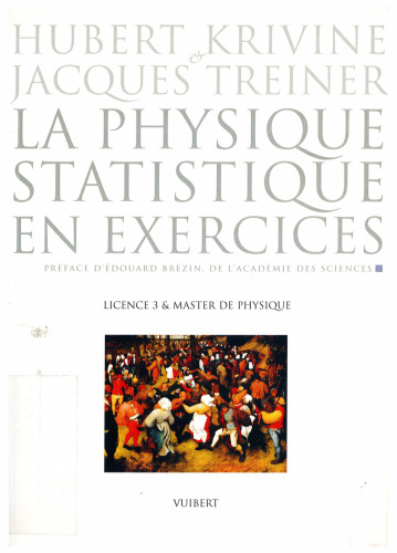 La physique statistique en exercices : Licence 3 et Master de physique