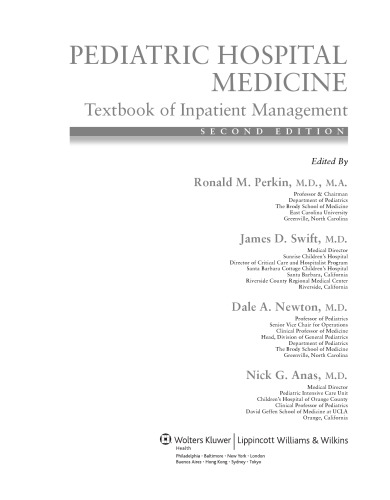 Pediatric Hospital Medicine: Textbook of Inpatient Management