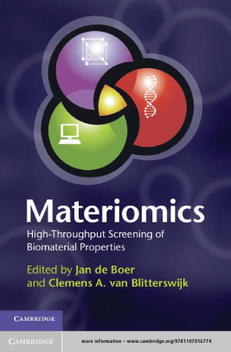 Materiomics: High-Throughput Screening of Biomaterial Properties