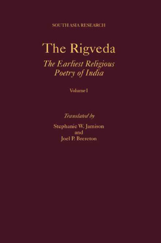 The Rigveda: The Earliest Religious Poetry of India.  3-Volume Set
