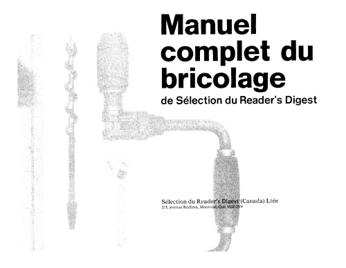 Manuel Complet Du Bricolage