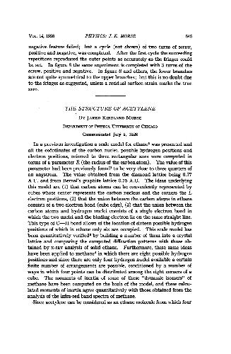 The Structure of Acetylene