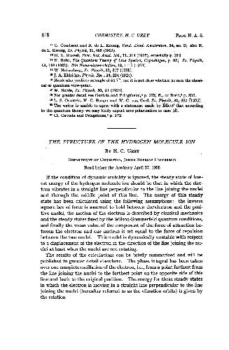 The Structure of the Hydrogen Molecule Ion