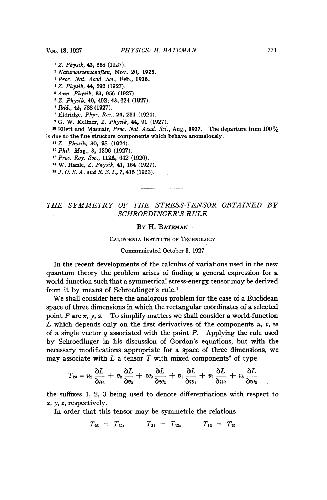 The Symmetry of the Stress-Tensor Obtained by Schroedingers Rule