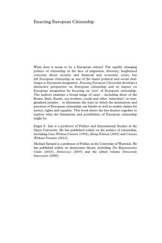 Enacting European Citizenship