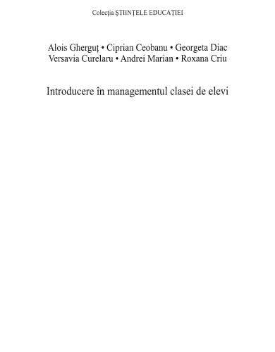 Introducere in managementul clasei