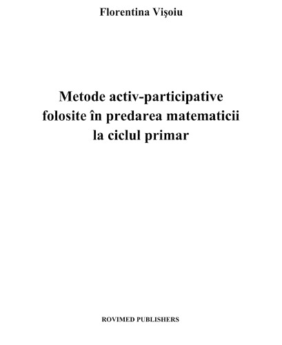 Metode activ participative folosite in predarea matematicii