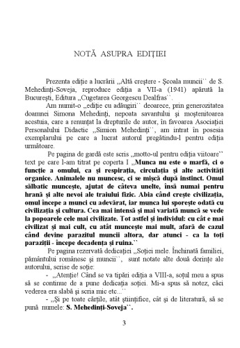 Simion Mehedinti - Alta crestere. Scoala muncii - editia_penultima_nov_2002