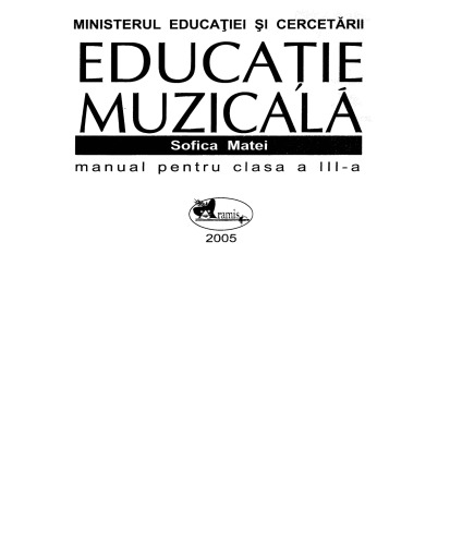 Sofica Matei - Educatie muzicala cls. III - ARAMIS