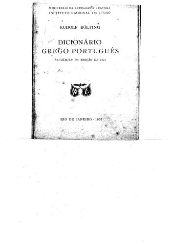 Dicionário Grego-Português