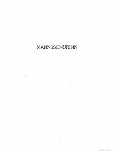 Mannssonurinn