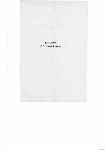 Sfinxinn og hamingjan