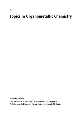 Topics in Organometallic Chemistry. Precursor Chemistry of Advanced Materials. CVD, ALD and Nanoparticles