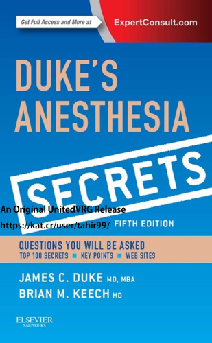Duke's Anesthesia Secrets