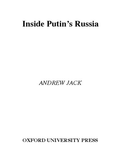 Inside Putin's Russia: Can There Be Reform without Democracy?