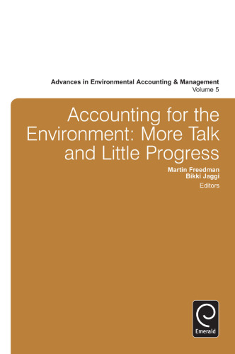 Accounting for the environment : more talk and little progress