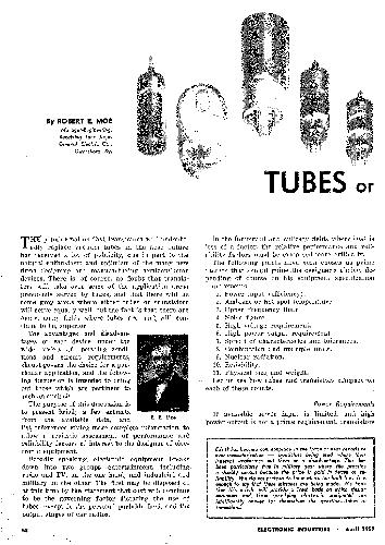 Tubes or Transistors?