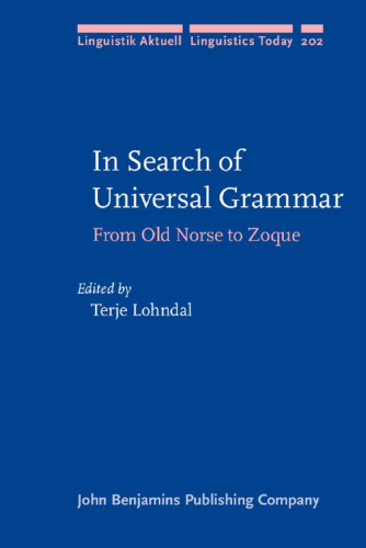 In Search of Universal Grammar: From Old Norse to Zoque
