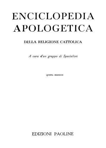 Enciclopedia apologetica della religione cattolica
