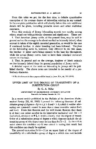 Upper Limit of the Degree of Transitivity of a Substitution Group