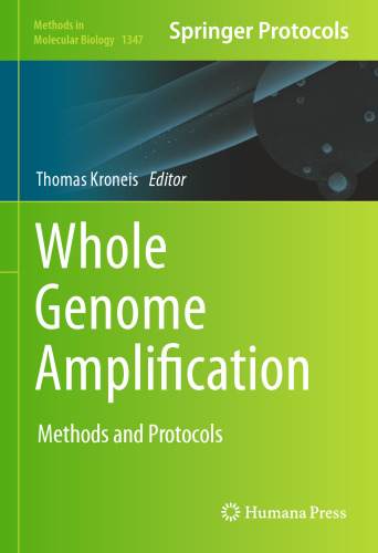 Whole Genome Amplification: Methods and Protocols