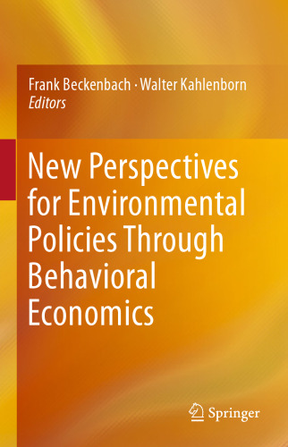 New Perspectives for Environmental Policies Through Behavioral Economics