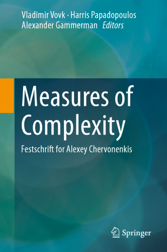 Measures of Complexity: Festschrift for Alexey Chervonenkis