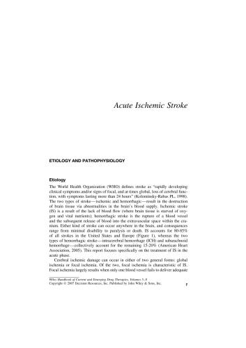 Wiley Handbook of Current and Emerging Drug Therapies