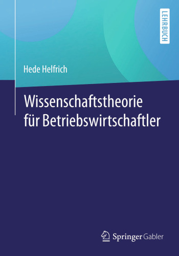 Wissenschaftstheorie für Betriebswirtschaftler