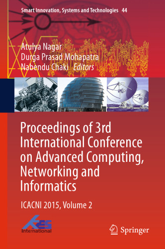 Proceedings of 3rd International Conference on Advanced Computing, Networking and Informatics: ICACNI 2015, Volume 2