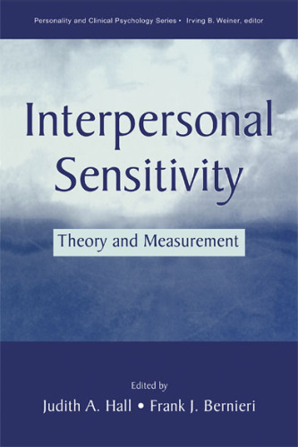 Interpersonal Sensitivity: Theory and Measurement