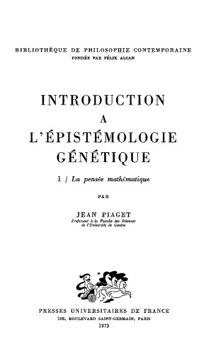 La pensée mathématique