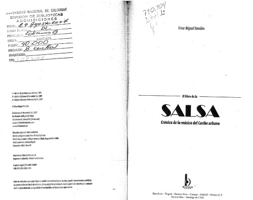 El libro de la salsa