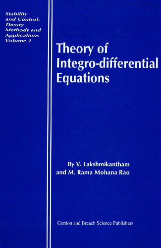 Theory of Integro-Differential Equations
