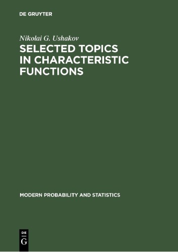 Selected Topics in Characteristic Functions.