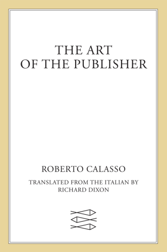 The Art of the Publisher