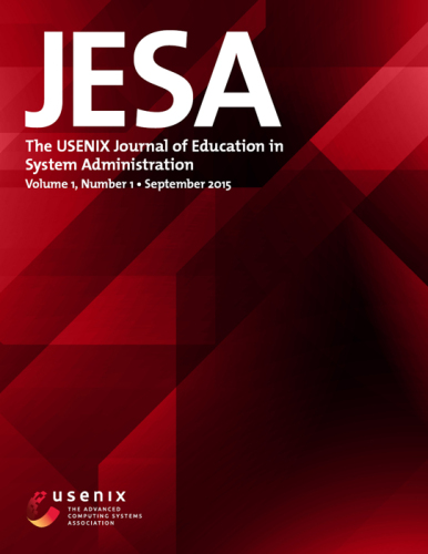 JESA: The USENIX Journal of Education in System Administration