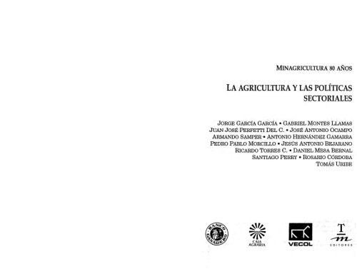 La agricultura y las políticas sectoriales