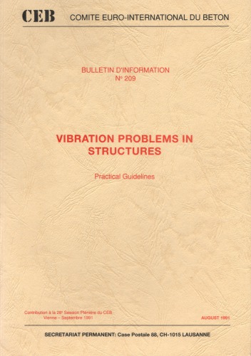 Vibration Problems in Structures: Practical Guidelines