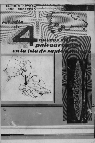 Estudio de 4 nuevos sitios paleoarcáicos de la isla de Santo Domingo