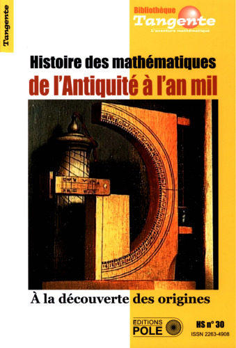 Histoire des mathématiques de l'Antiquité à l'an mil