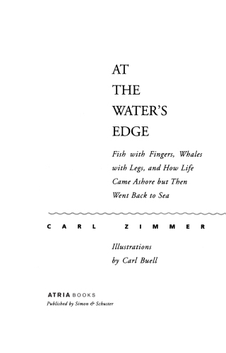 At the Water's Edge : Fish with Fingers, Whales with Legs, and How Life Came Ashore but Then Went Back to Sea