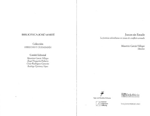 Jueces sin Estado: la justicia colombiana en zonas de conflicto armado