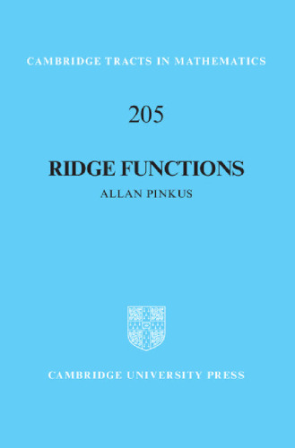 Ridge Functions
