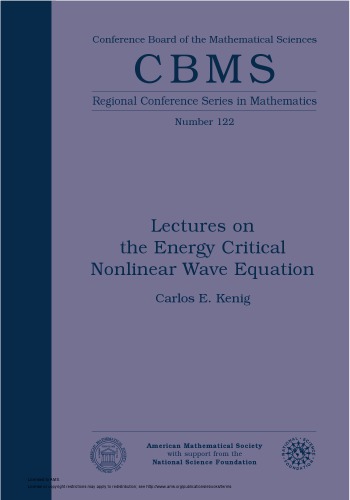Lectures on the Energy Critical Nonlinear Wave Equation