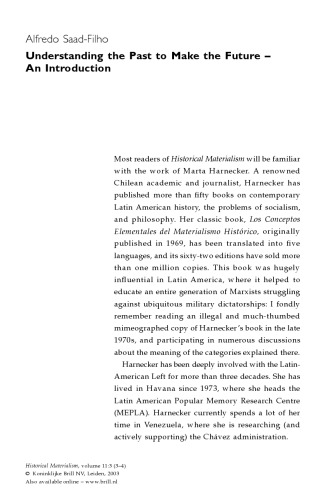 Historical Materialism Journal