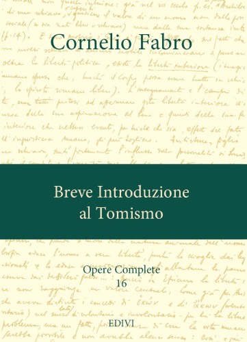 Opere. Breve introduzione al tomismo