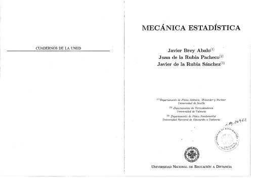 Mecánica estadística